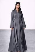 Grey Glamour Abaya