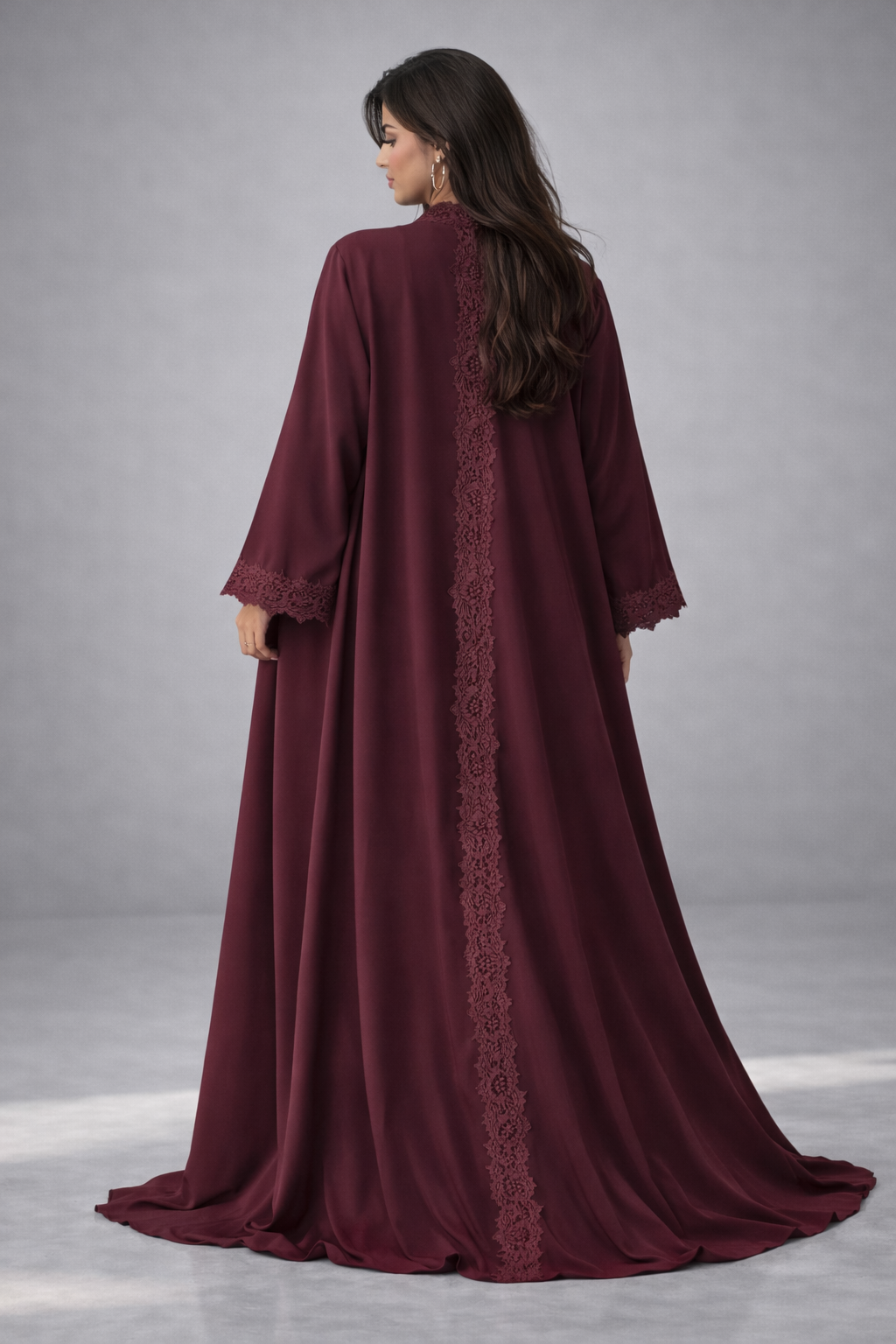 Ruby Red Abaya