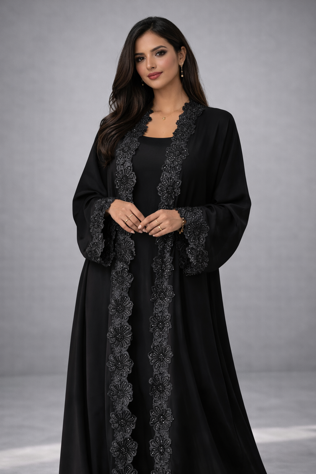 Onyx Black Abaya